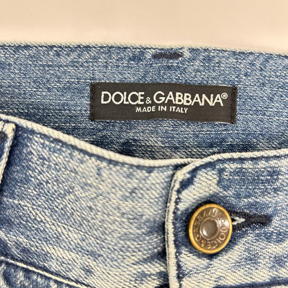 DOLCE&GABBANA G3RZTD Distressed Plate Jeans Size 44