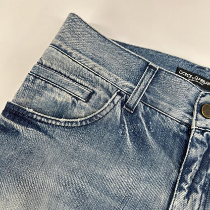 DOLCE&GABBANA G3RZTD Distressed Plate Jeans Size 44
