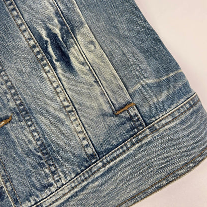 DOLCE&GABBANA G9B81D Indigo Pocketed Denim Jacket Size 46