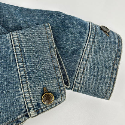 DOLCE&GABBANA G9B81D Indigo Pocketed Denim Jacket Size 46