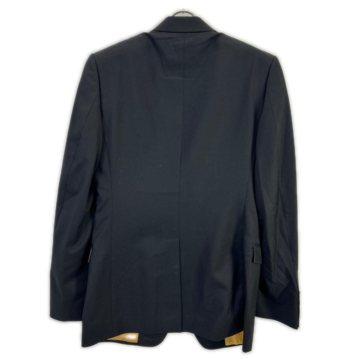 DOLCE&GABBANA G2858T Virgin Wool Gold Blazer Black Jacket