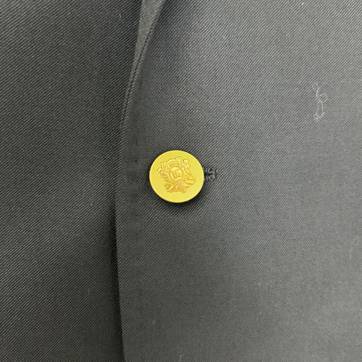 DOLCE&GABBANA G2858T Virgin Wool Gold Blazer Black Jacket