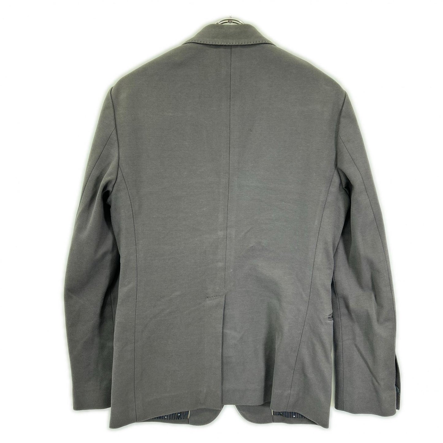 DOLCE&GABBANA G2EO5T Cotton Tailored Blazer Gray Size 46