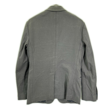 DOLCE&GABBANA G2EO5T Cotton Tailored Blazer Gray Size 46