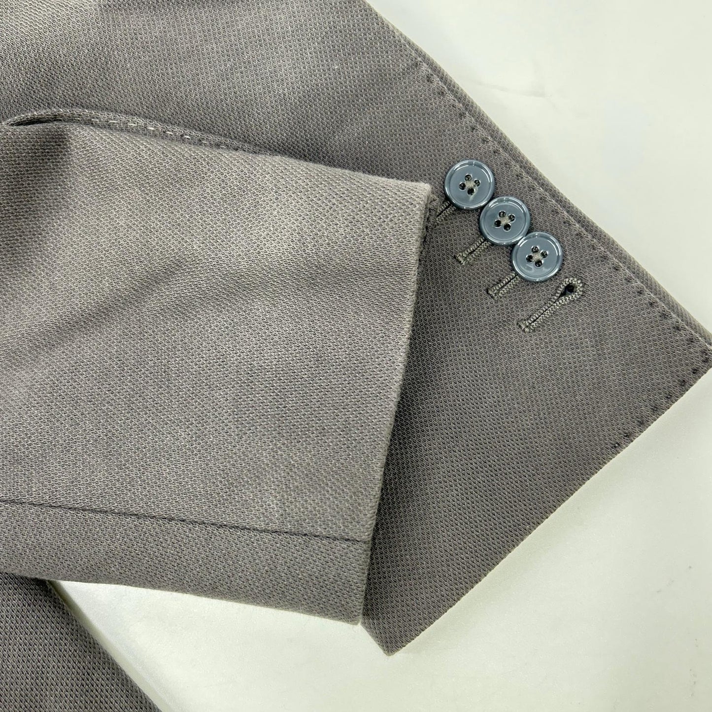 DOLCE&GABBANA G2EO5T Cotton Tailored Blazer Gray Size 46