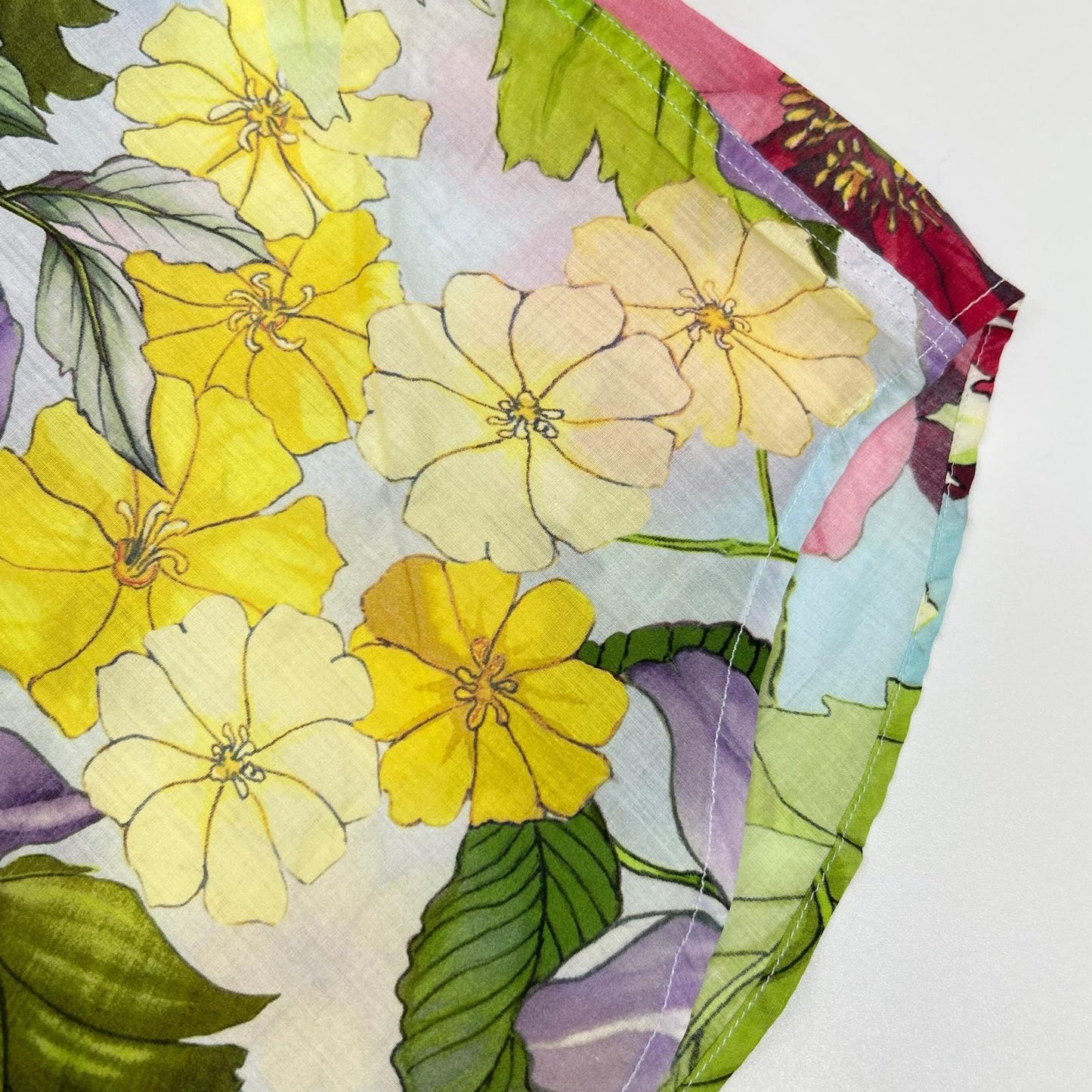 DOLCE&GABBANA Floral Print Color Block Shirt Multi