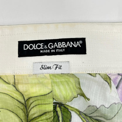 DOLCE&GABBANA Floral Print Color Block Shirt Multi