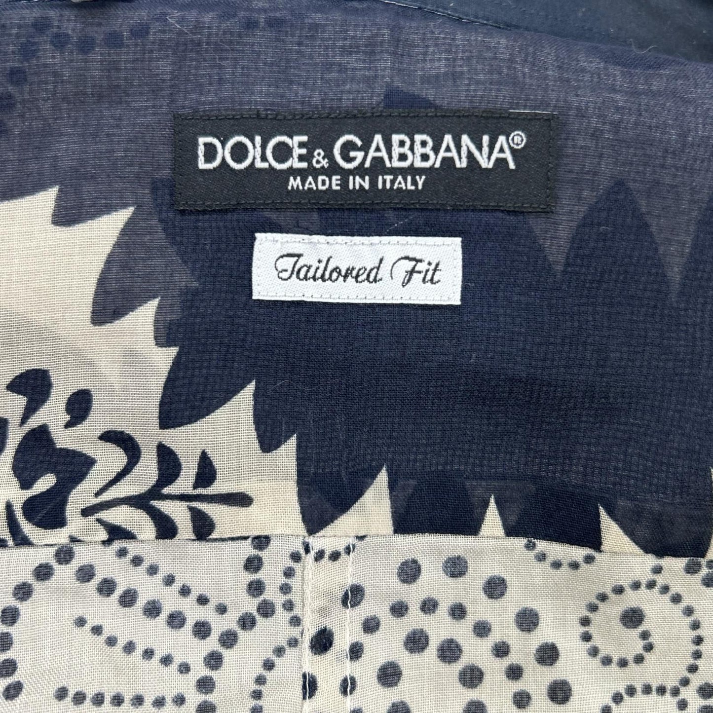 DOLCE&GABBANA 00s Floral Print Sheer Shirt Multi