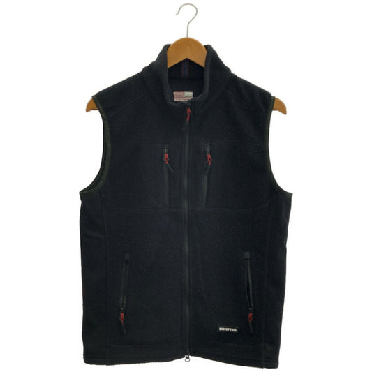 BRIEFING BRG213M46 Black Fleece Vest Size M