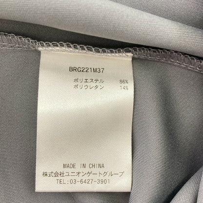 BRIEFING BRG221M37 Side Logo Crewneck Sweatshirt Gray Size M
