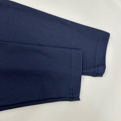 BRIEFING Navy Relaxed Fit High-Neck T-Shirt Size M