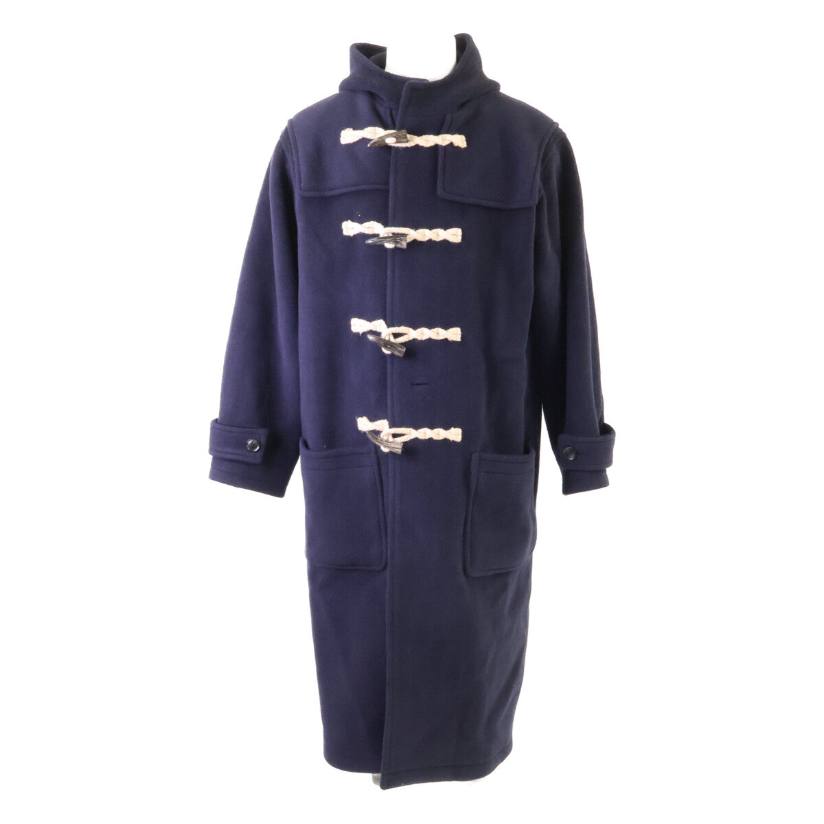 cantate 22AW Wool Cotton Pile Duffle Coat Navy Size 48