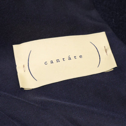 cantate 22AW Wool Cotton Pile Duffle Coat Navy Size 48