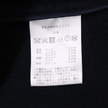 cantate 22AW Wool Cotton Pile Duffle Coat Navy Size 48
