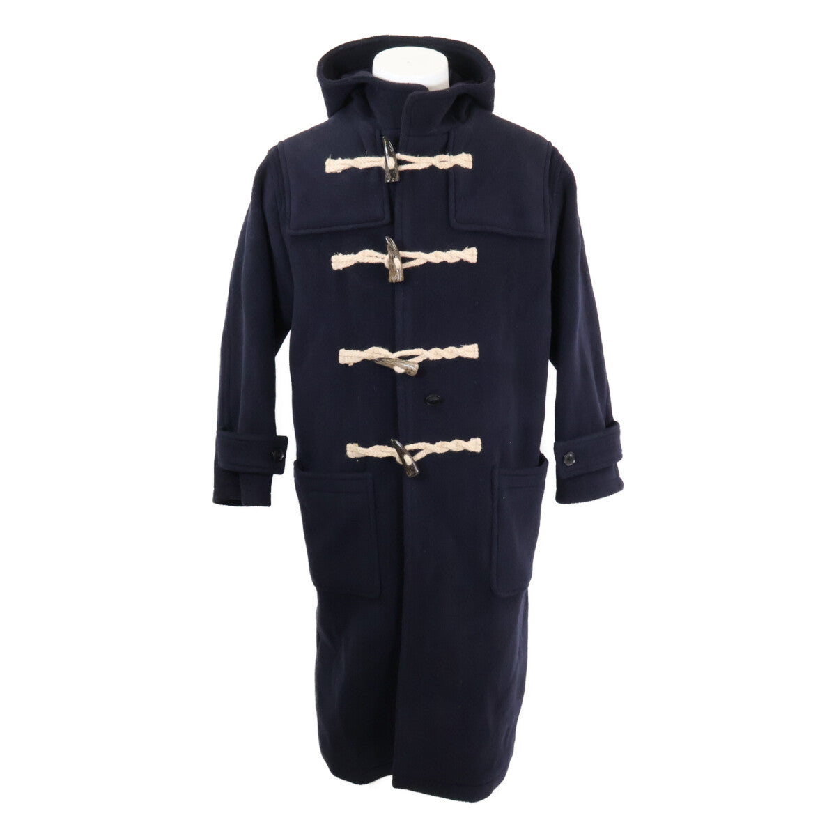 cantate x AWCAW 22AW Wool Blend Pile Duffle Coat Navy Size 0