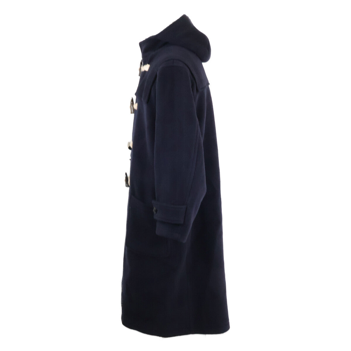 cantate x AWCAW 22AW Wool Blend Pile Duffle Coat Navy Size 0