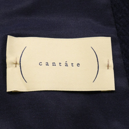 cantate x AWCAW 22AW Wool Blend Pile Duffle Coat Navy Size 0