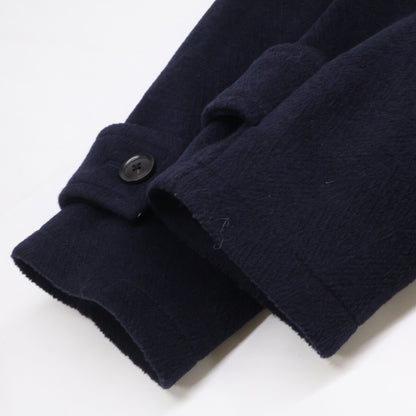 cantate x AWCAW 22AW Wool Blend Pile Duffle Coat Navy Size 0