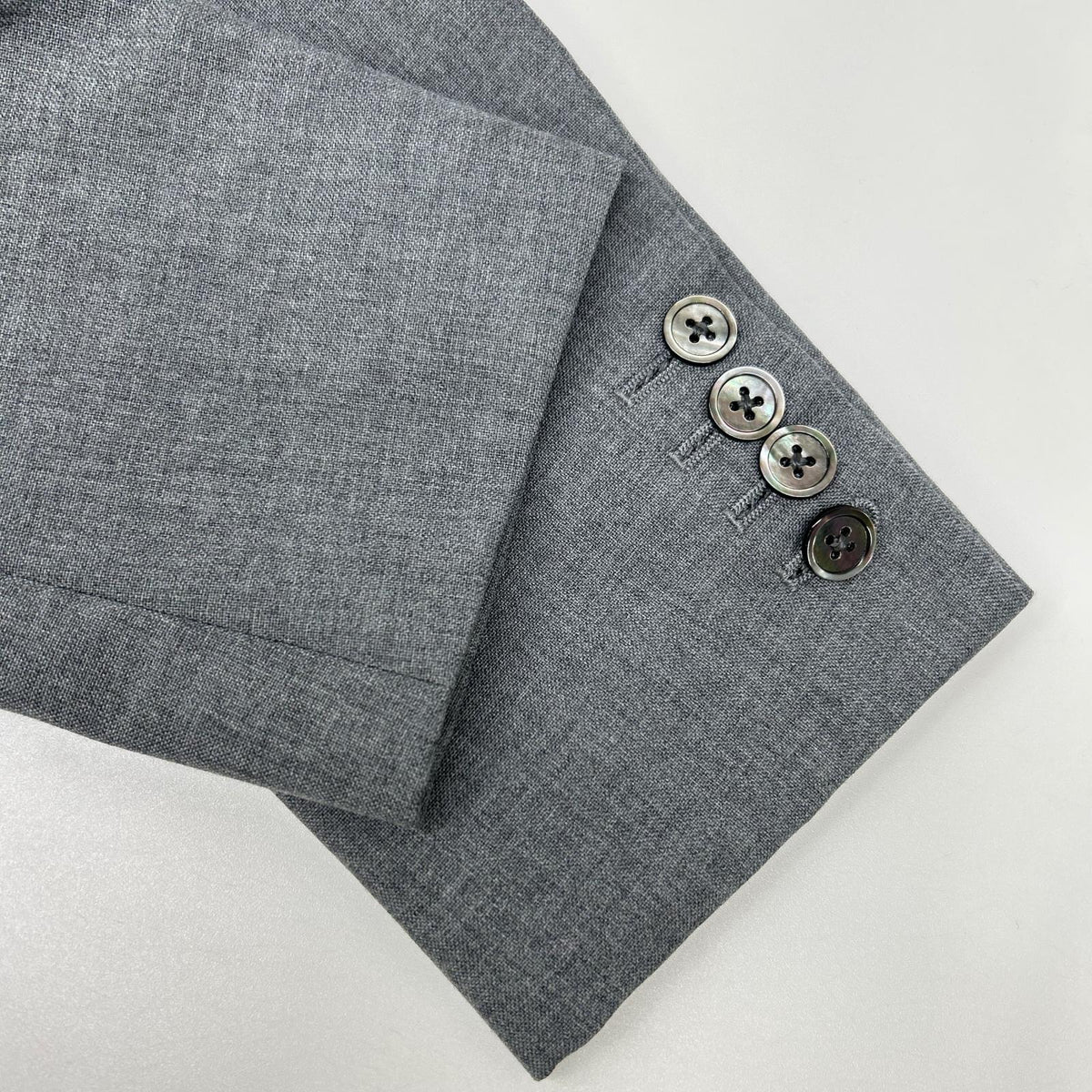 THOM BROWNE MJC187A RWB Arm Selvedge 3B Jacket Gray Size 4