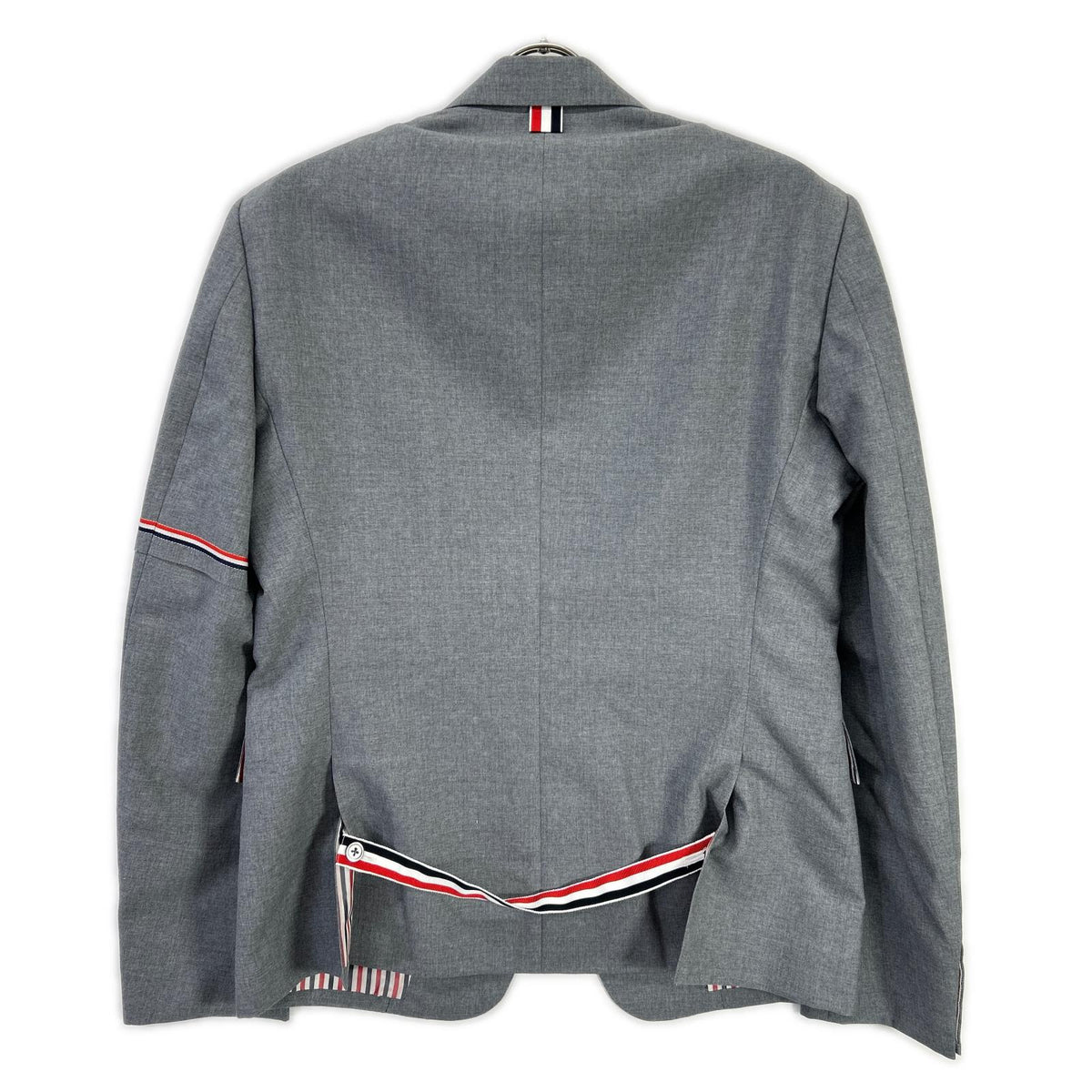 THOM BROWNE MJC187A RWB Arm Selvedge 3B Jacket Gray Size 4