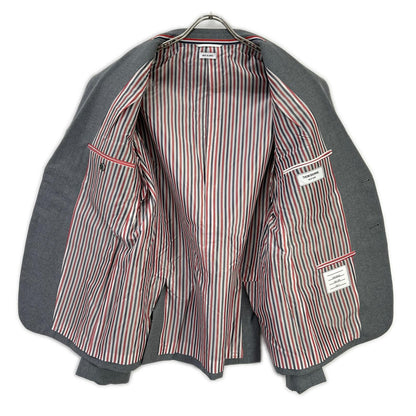 THOM BROWNE MJC187A RWB Arm Selvedge 3B Jacket Gray Size 4