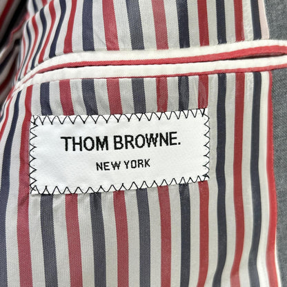THOM BROWNE MJC187A RWB Arm Selvedge 3B Jacket Gray Size 4