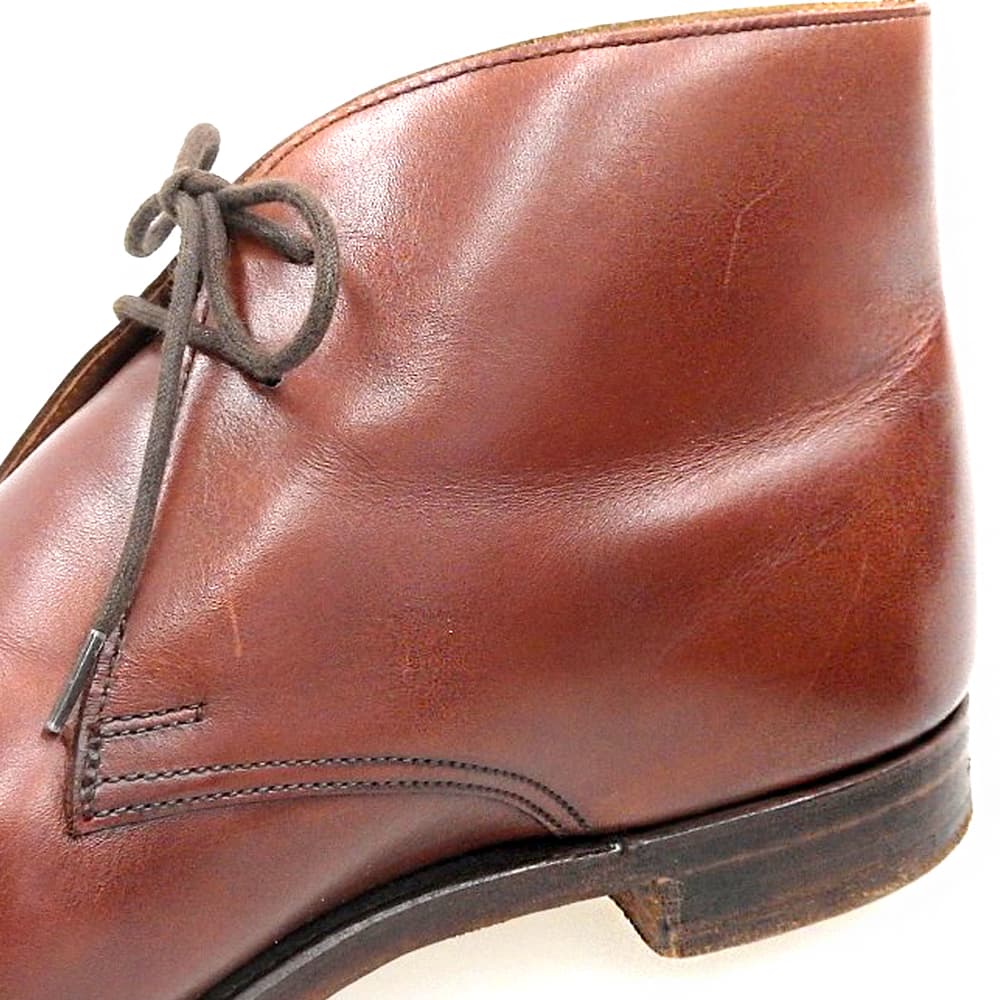 Crockett&Jones Brown Terbury Calf Leather Sneakers Size 8.5