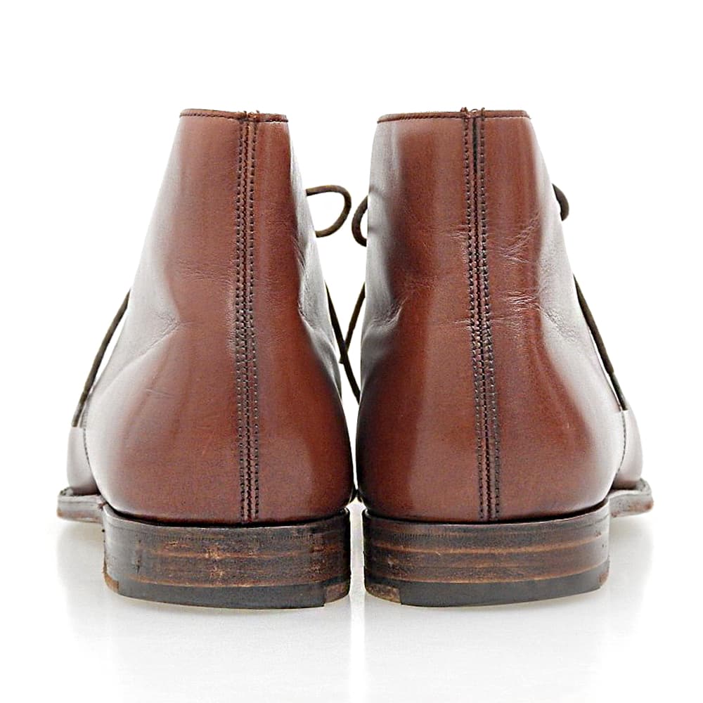 Crockett&Jones Brown Terbury Calf Leather Sneakers Size 8.5