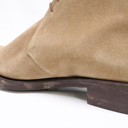 AlfredSargent SHIPS Bespoke Suede Chukka Boots Beige Size 8