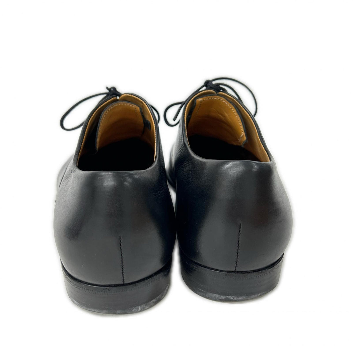 J.M. WESTON 428 90 Last Straight Tip Sneakers Black Size 8E