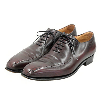 J.M. WESTON Burgundy Box Calf Plain Toe Sneakers Size 8 D