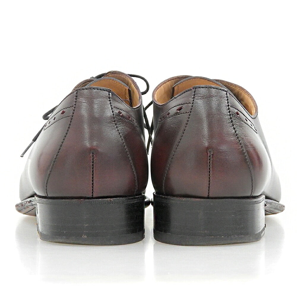J.M. WESTON Burgundy Box Calf Plain Toe Sneakers Size 8 D