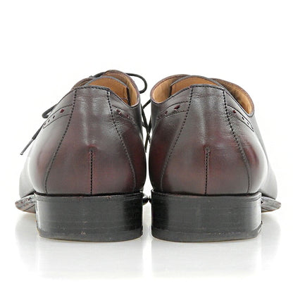 J.M. WESTON Burgundy Box Calf Plain Toe Sneakers Size 8 D