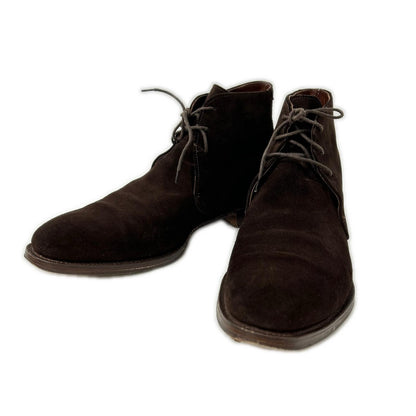 CHEANEY R276 Pony Suede Chukka Boots Dark Brown Size 8