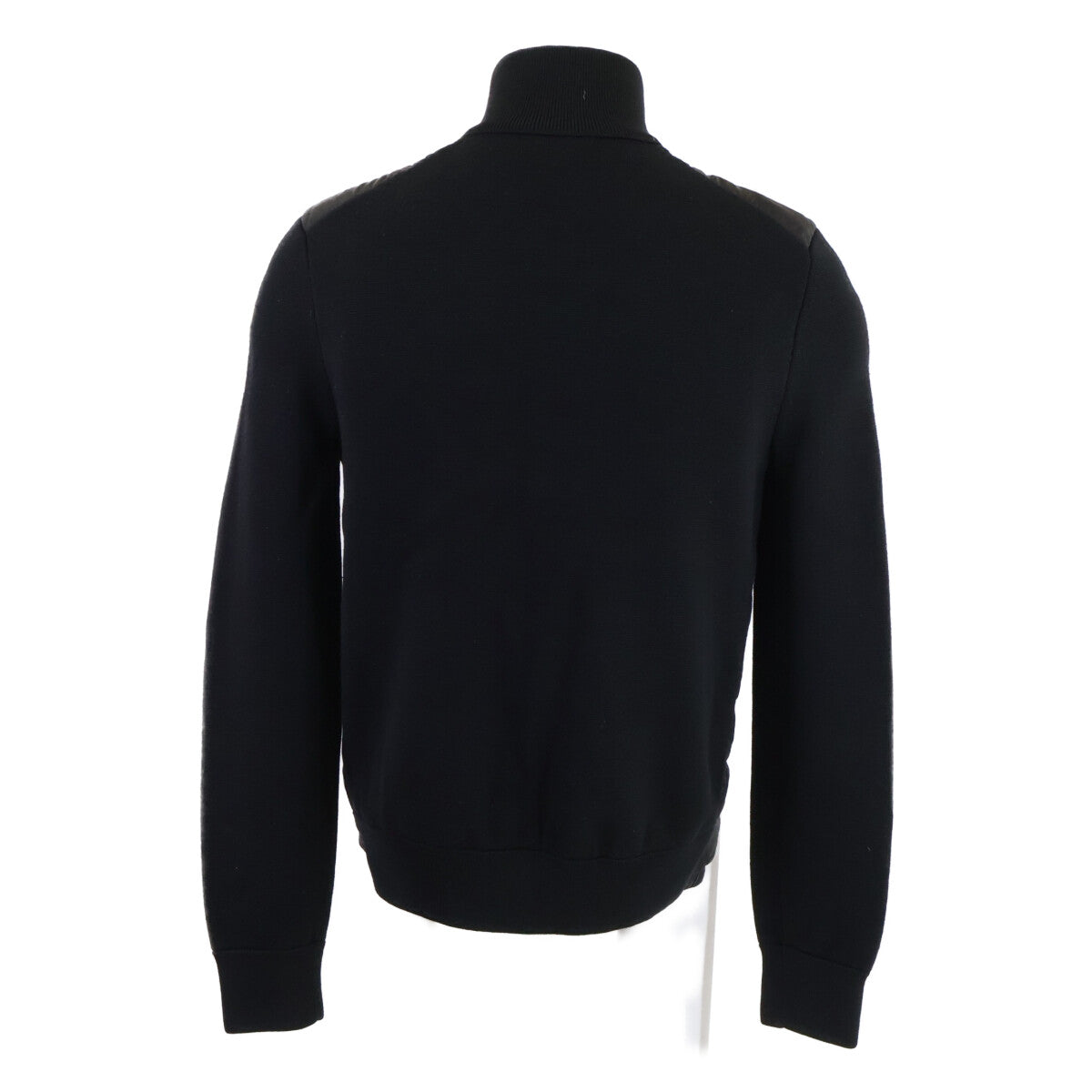 MONCLER Knit Panel Down Jacket Black Size S