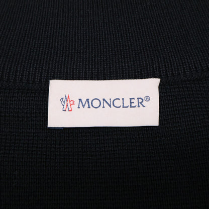 MONCLER Knit Panel Down Jacket Black Size S