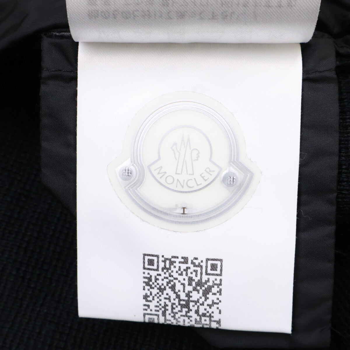 MONCLER Knit Panel Down Jacket Black Size S