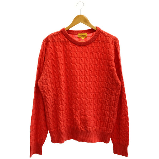 HICKEY FREEMAN HNC1 Cashmere Knit Sweater Red Size L