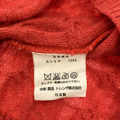 HICKEY FREEMAN HNC1 Cashmere Knit Sweater Red Size L