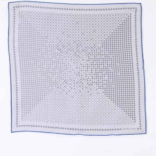 HERMES "Larguez les Amarres" Scarf Grey/Navy Size ONE SIZE