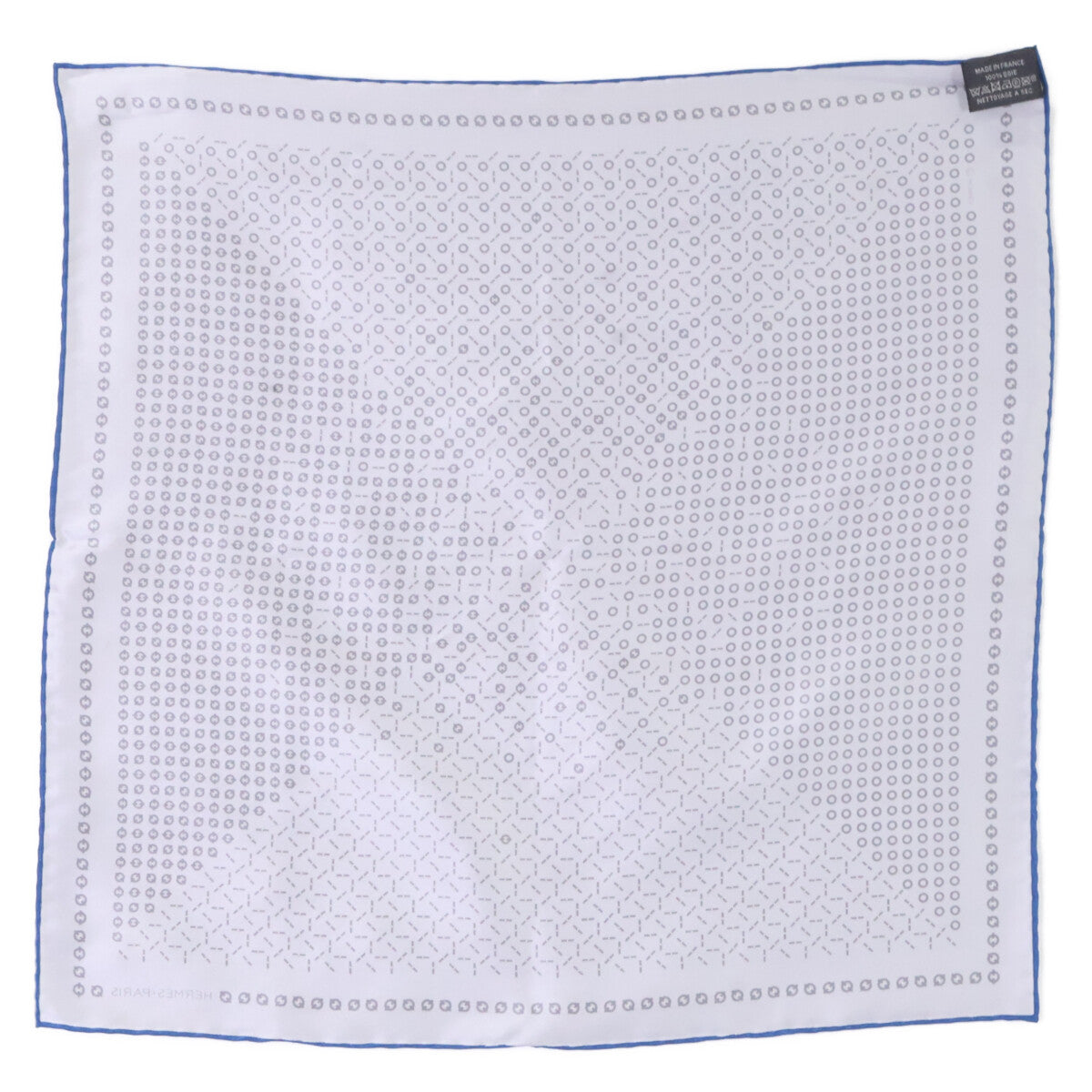 HERMES "Larguez les Amarres" Scarf Grey/Navy