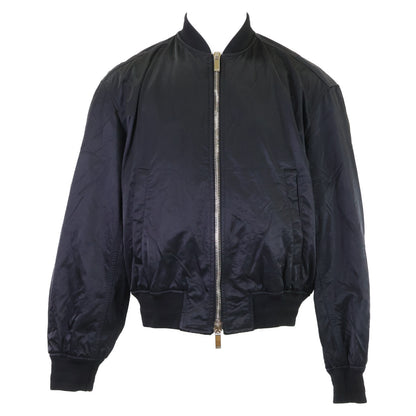 DIOR Technical Canvas Back Logo Bomber Jacket Black Size 46