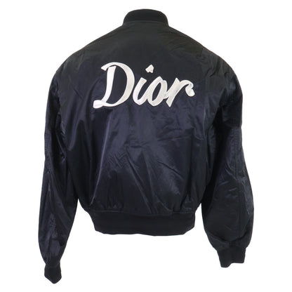 DIOR Technical Canvas Back Logo Bomber Jacket Black Size 46