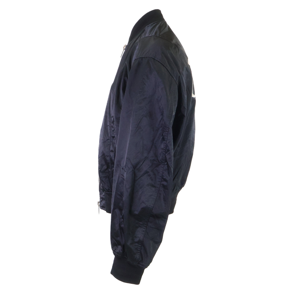 DIOR Technical Canvas Back Logo Bomber Jacket Black Size 46