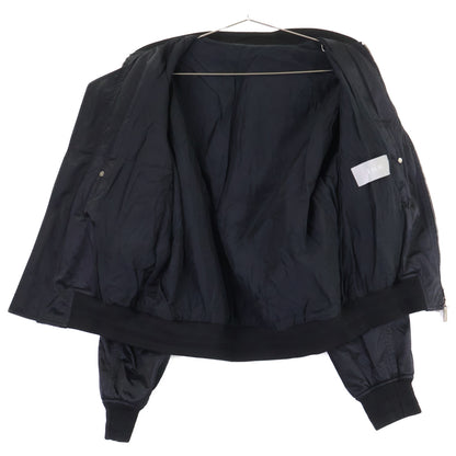 DIOR Technical Canvas Back Logo Bomber Jacket Black Size 46