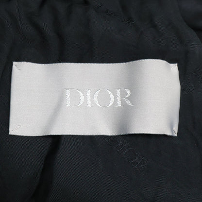 DIOR Technical Canvas Back Logo Bomber Jacket Black Size 46