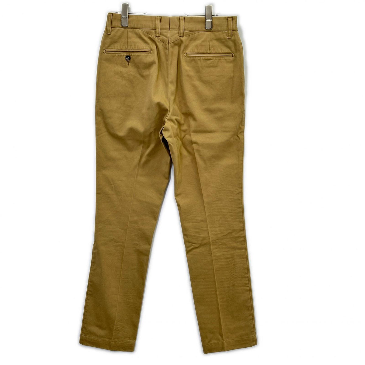 BARNSTORMER 1001P Cotton Flat Front Chinos Beige Size M