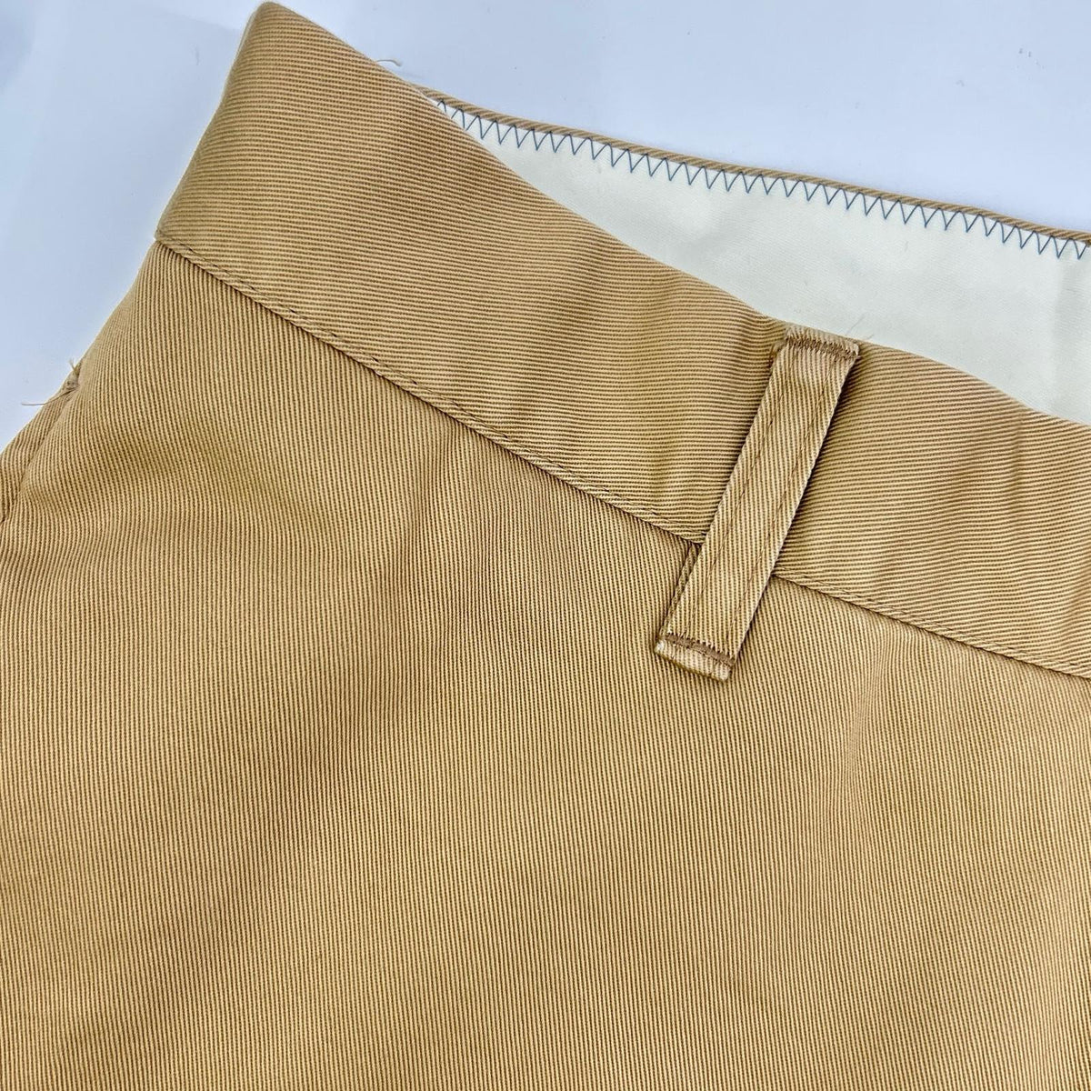 BARNSTORMER 1001P Cotton Flat Front Chinos Beige Size M