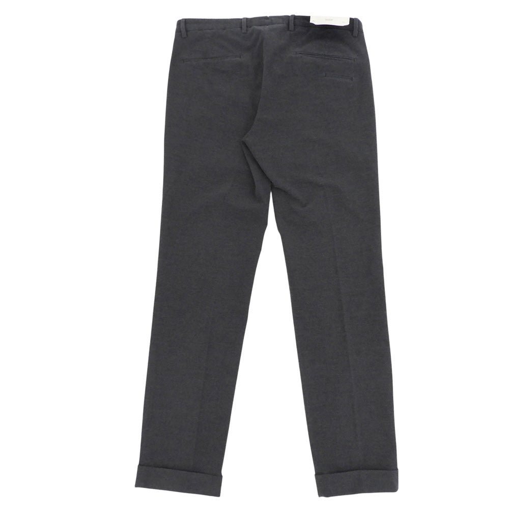 BRIGLIA 1949 SLIM FIT Flat Front Cotton Pants Gray Size 48