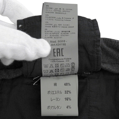 BRIGLIA 1949 SLIM FIT Flat Front Cotton Pants Gray Size 48